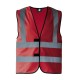 Giacca KORNTEX KXVR Unisex Four Reflective Stripes100%P Senza maniche