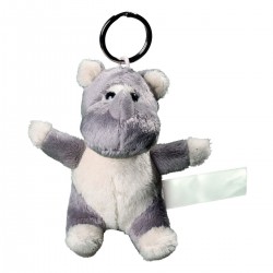 Gadget MBW M160377 Unisex Plush rhino with keyc 100%P 