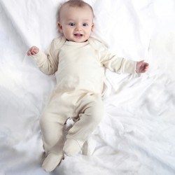 Baby BABYBUGZ MABZ35 Baby Baby Organic Sleepsuit 100%C Manica lunga