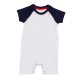 Baby BABYBUGZ MABZ41 Baby Baby Baseball Playsuit 100%C Manica corta