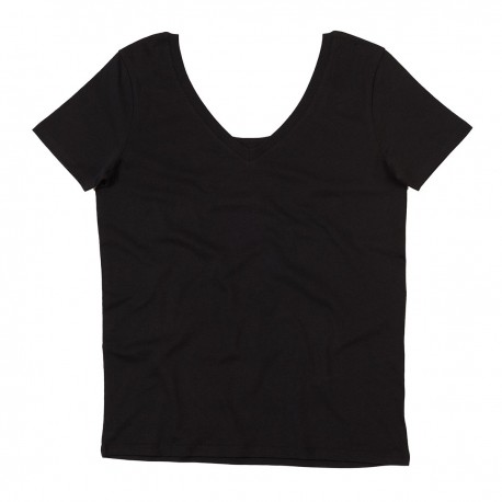 T-Shirt MANTIS MAM119 Donna Women's Scoop Back V 100%C Manica corta,Setin
