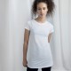 T-Shirt MANTIS MAM71 Donna WOM LONG LENGHT TEE 100%RINGS Manica corta,Setin