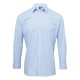 Camicia PREMIER PR220 Uomo Men's Microcheck ls shirt 100% Manica lunga