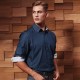 Camicia PREMIER PR259 Uomo Men's Denim-Pindot LS Shirt100 Manica lunga