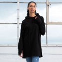 Felpa MANTIS MAM142 Donna Women's Hoodie Dress, 80%C 20% Manica lunga,Setin