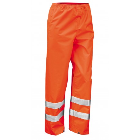 Pantaloni RESULT RER022X Unisex,Uomo High Viz Trousers 100%P 