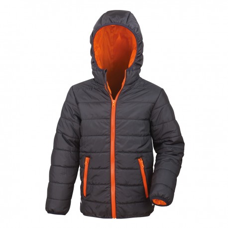 Giacca RESULT RER233J Bambino Junior Padded Jacket 100%P Manica lunga