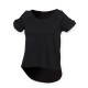 T-Shirt SKINNIFIT SKSK233 Donna LADIES DROP TAIL TOP 65%C 35%P Manica corta,Setin