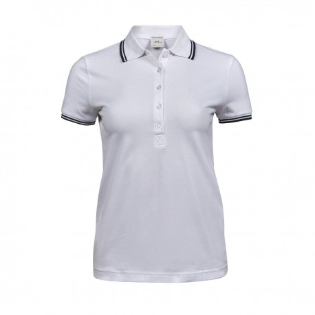 Polo TEE JAYS TJ1408 Donna Ladies Luxury Polo 95%C 5%E Manica corta