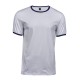 T-Shirt TEE JAYS TJ5070 Uomo Ringer Tee 100%C Manica corta,Setin