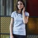 T-Shirt TEE JAYS TJ5071 Donna Ladies Ringer Tee 100%C Manica corta,Setin