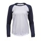 T-Shirt TEE JAYS TJ5073 Donna Ladies Baseball Tee 100%C Manica lunga,Raglan