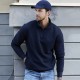 Felpa TEE JAYS TJ5438 Uomo HALFZIP SWEATSHIRT 70%C 30%P Manica lunga,Setin