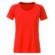 T-Shirt JAMES & NICHOLSON JN495 Donna Ladies' Sports T-Shirt 100%P Manica corta,Raglan
