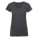 T-SHIRT RUSSELL LADY MANICA CORTA HD T DONNA MISTO COTONE JE166F SCOLLO A V