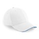 CAPPELLO Beechfield ESTIVO B20 U UNISEX COTONE 6 PANNELLI VISIERA PRECURVATA BICOLORE BASEBALL