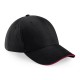 CAPPELLO Beechfield ESTIVO B20 D UNISEX COTONE 6 PANNELLI VISIERA PRECURVATA BICOLORE BASEBALL