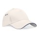 CAPPELLO Beechfield ESTIVO B15C U UNISEX COTONE 5 PANNELLI VISIERA PRECURVATA 