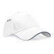 CAPPELLO Beechfield ESTIVO B15C U UNISEX COTONE 5 PANNELLI VISIERA PRECURVATA 