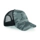 CAPPELLO MILITARE Beechfield ESTIVO CON RETINA B694 U UNISEX COTONE VISIERA PRECURVATA 