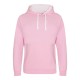 AWDIS JH003 FELPA CAPPUCCIO. IN CONTR.80%COTONE 20%POLIESTERE MANICHE LUNGHE