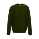 AWDIS JH030 JUST HOOD FELPA GIROCOLLO .80%Cotone .20%Poliestere MANICHE LUNGHE UOMO