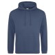 AWDIS FELPA UOMO CON CAPPUCCIO JUST .COLLEGE HOODIE 80%COTONE 20%POLIESTERE PASSANTE PER CUFFIE MANICHE LUNGHE UOMO