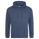 AWDIS FELPA UOMO CON CAPPUCCIO JUST .COLLEGE HOODIE 80%COTONE 20%POLIESTERE PASSANTE PER CUFFIE MANICHE LUNGHE UOMO