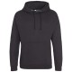 AWDIS FELPA UOMO CON CAPPUCCIO JUST .COLLEGE HOODIE 80%COTONE 20%POLIESTERE PASSANTE PER CUFFIE MANICHE LUNGHE UOMO