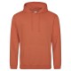 AWDIS FELPA UOMO CON CAPPUCCIO JUST .COLLEGE HOODIE 80%COTONE 20%POLIESTERE PASSANTE PER CUFFIE MANICHE LUNGHE UOMO