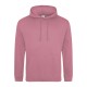 AWDIS FELPA UOMO CON CAPPUCCIO JUST .COLLEGE HOODIE 80%COTONE 20%POLIESTERE PASSANTE PER CUFFIE MANICHE LUNGHE UOMO