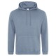 AWDIS FELPA UOMO CON CAPPUCCIO JUST .COLLEGE HOODIE 80%COTONE 20%POLIESTERE PASSANTE PER CUFFIE MANICHE LUNGHE UOMO