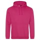 AWDIS FELPA UOMO CON CAPPUCCIO JUST .COLLEGE HOODIE 80%COTONE 20%POLIESTERE PASSANTE PER CUFFIE MANICHE LUNGHE UOMO