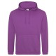 AWDIS FELPA UOMO CON CAPPUCCIO JUST .COLLEGE HOODIE 80%COTONE 20%POLIESTERE PASSANTE PER CUFFIE MANICHE LUNGHE UOMO