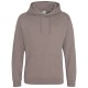 AWDIS FELPA UOMO CON CAPPUCCIO JUST .COLLEGE HOODIE 80%COTONE 20%POLIESTERE PASSANTE PER CUFFIE MANICHE LUNGHE UOMO