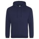 AWDIS FELPA UOMO CON CAPPUCCIO JUST .COLLEGE HOODIE 80%COTONE 20%POLIESTERE PASSANTE PER CUFFIE MANICHE LUNGHE UOMO