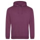 AWDIS FELPA UOMO CON CAPPUCCIO JUST .COLLEGE HOODIE 80%COTONE 20%POLIESTERE PASSANTE PER CUFFIE MANICHE LUNGHE UOMO