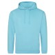 AWDIS FELPA UOMO CON CAPPUCCIO JUST .COLLEGE HOODIE 80%COTONE 20%POLIESTERE PASSANTE PER CUFFIE MANICHE LUNGHE UOMO