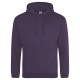 AWDIS FELPA UOMO CON CAPPUCCIO JUST .COLLEGE HOODIE 80%COTONE 20%POLIESTERE PASSANTE PER CUFFIE MANICHE LUNGHE UOMO