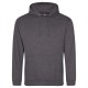 AWDIS FELPA DONNA CON CAPPUCCIO JUST .COLLEGE HOODIE 80%COTONE 20%POLIESTERE PASSANTE PER CUFFIE MANICHE LUNGHE UOMO