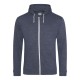 AWDIS JH058 FELPA HEATHER ZOODIE 52%COTONE 48%POLIESTERE MANICHE LUNGHE UOMO