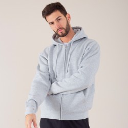 Felpa BS BS333 Uomo Hooded Full Zip 70%C30%P Manica lunga,Setin