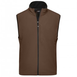 Soft shell JAMES & NICHOLSON JN136 Uomo MEN SOFTSHELL VEST 95%P 5%E Senza maniche