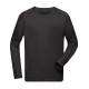 T-Shirt JAMES & NICHOLSON JN522 Uomo Men's Sports LS 92%P 8%E 