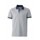 Polo JAMES & NICHOLSON JN706 Uomo M POLO MELANGE 65%P 35%C 