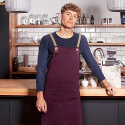 Ho.Re.Ca. KARLOWSKY KLS39 Unisex,Uomo Bib Apron Ribb/P. 65%P35%C 