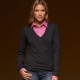 Maglieria JAMES & NICHOLSON JN663 Donna LADIES V-NECK 70%C25%S 5%CASHM Manica lunga