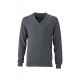 Maglieria JAMES & NICHOLSON JN664 Uomo Men's Pullover V 70%C 25%S 5%C Manica lunga