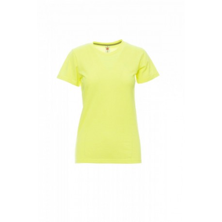 Payper SUNSET LADY FLUO Donna T-SHIRT MANICA CORTA JERSEY 150G CON 65%POLIESTERE