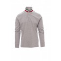 Payper LONG NATION MELANGE Uomo POLO MANICA LUNGA PIQUET 210 GR CON 10% POLIESTERE